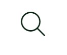Icon Suche Lupe in schwarz